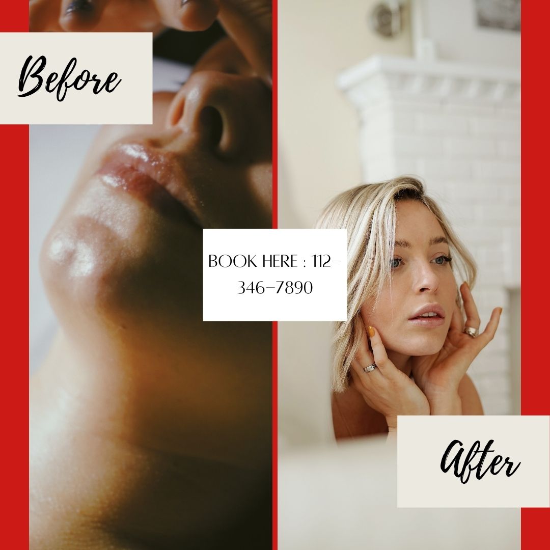 Skincare před a po