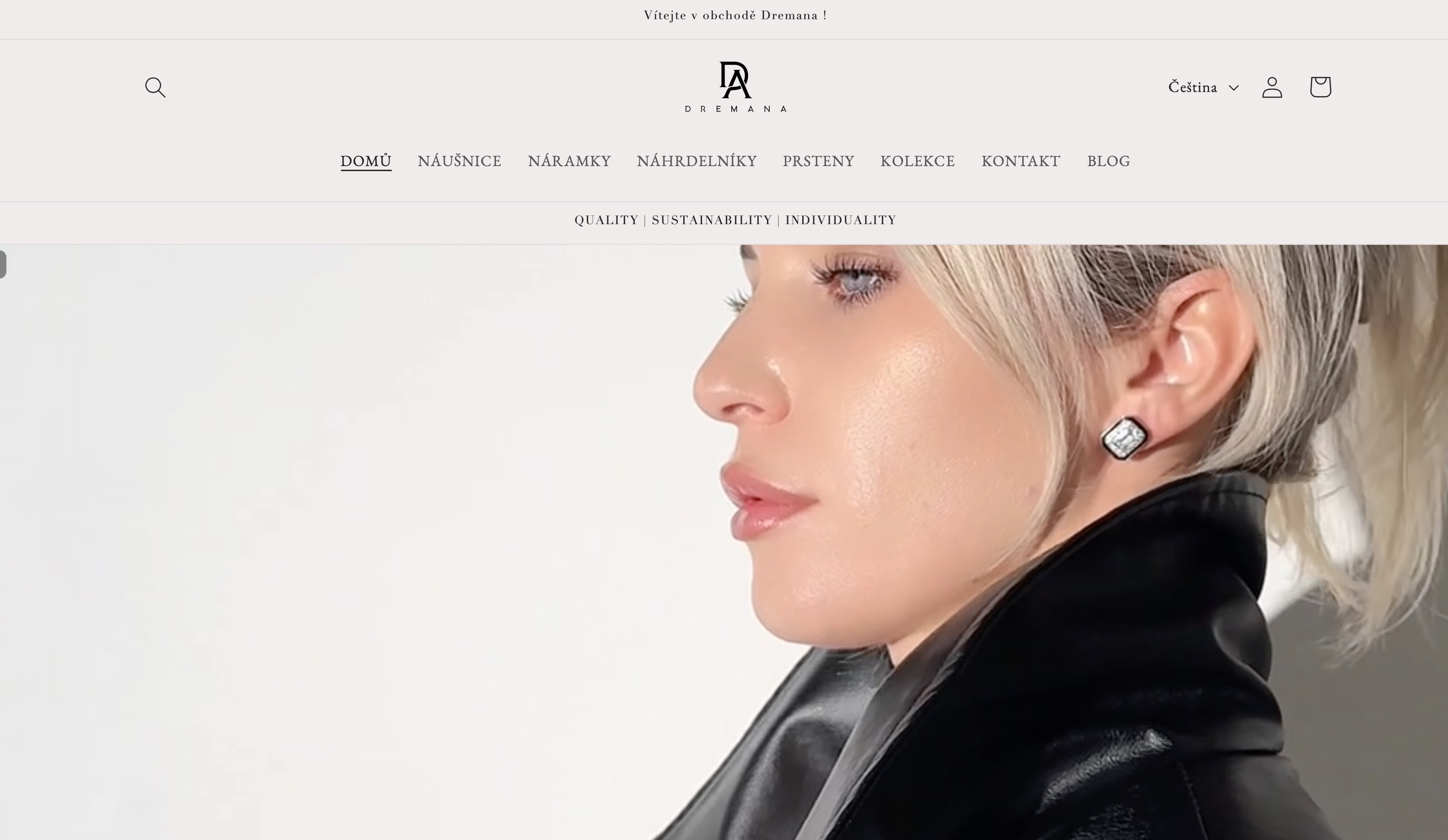 Dremana E-shop se šperky