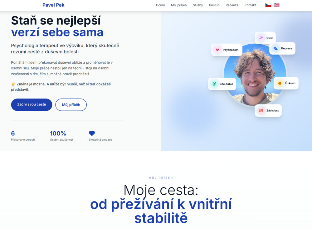 PekPavel.com — celý náhled webu